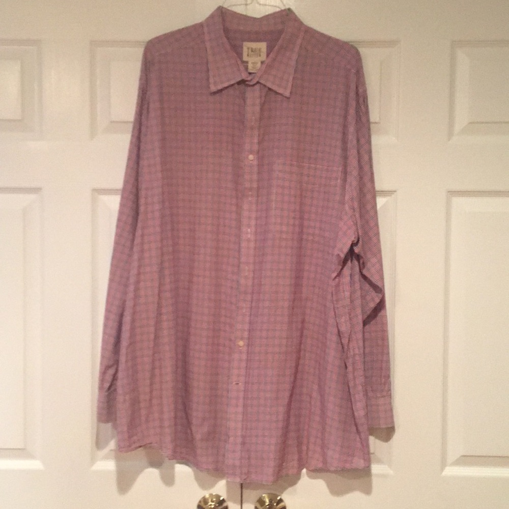 True Nation men’s 3XLT button down dress shirt